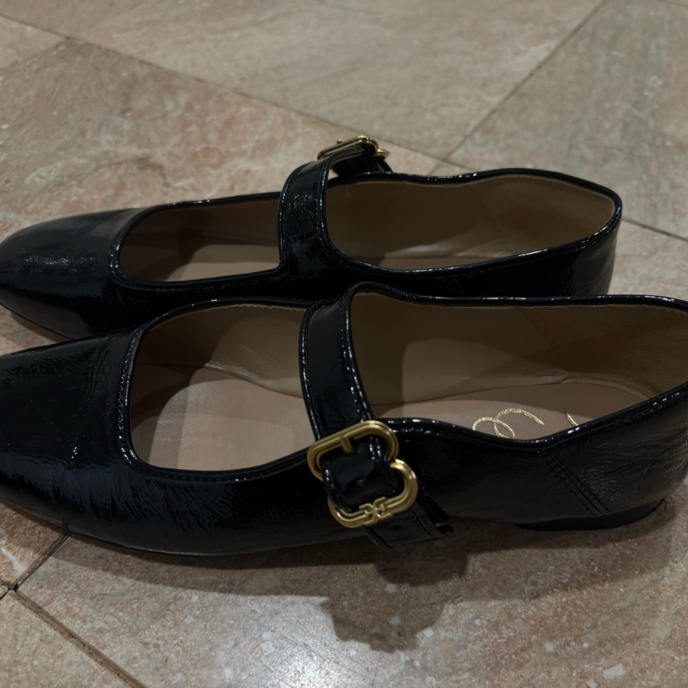 Michaela Black Mary Jane flat